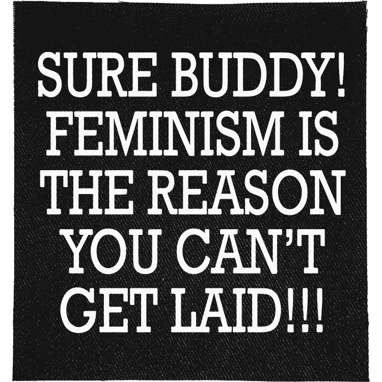 Sure Buddy, it's Feminism Patch image 0