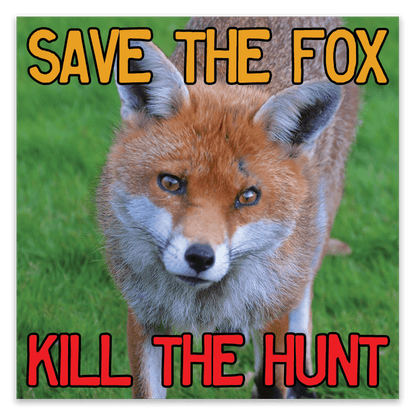 Save the Fox, Kill the Hunt Stickers image 0