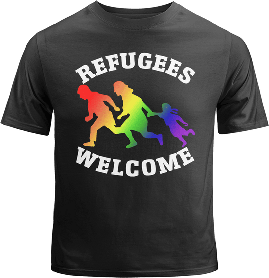 Queer Refugees Welcome Shirt image 0