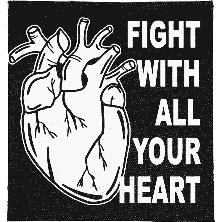 Fight With Heart Patch image 0