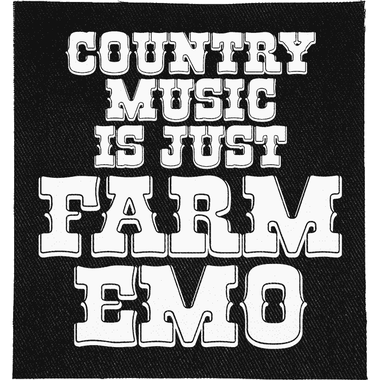 Country Music Farm Emo Patch image 0