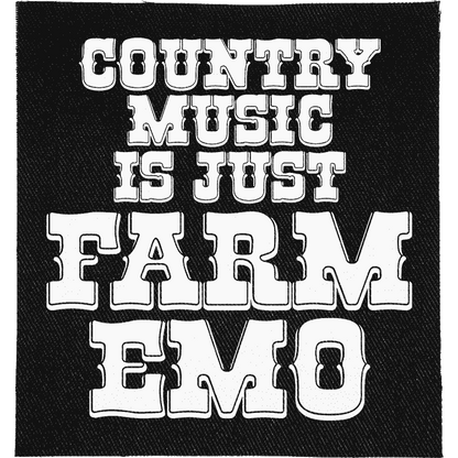 Country Music Farm Emo Patch image 0
