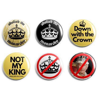Anti Monarchy Pin Badge Pack image 0