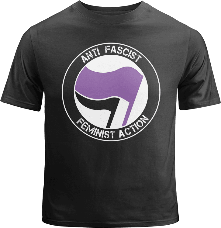 Anti Fascist Feminist Action Shirt image 0