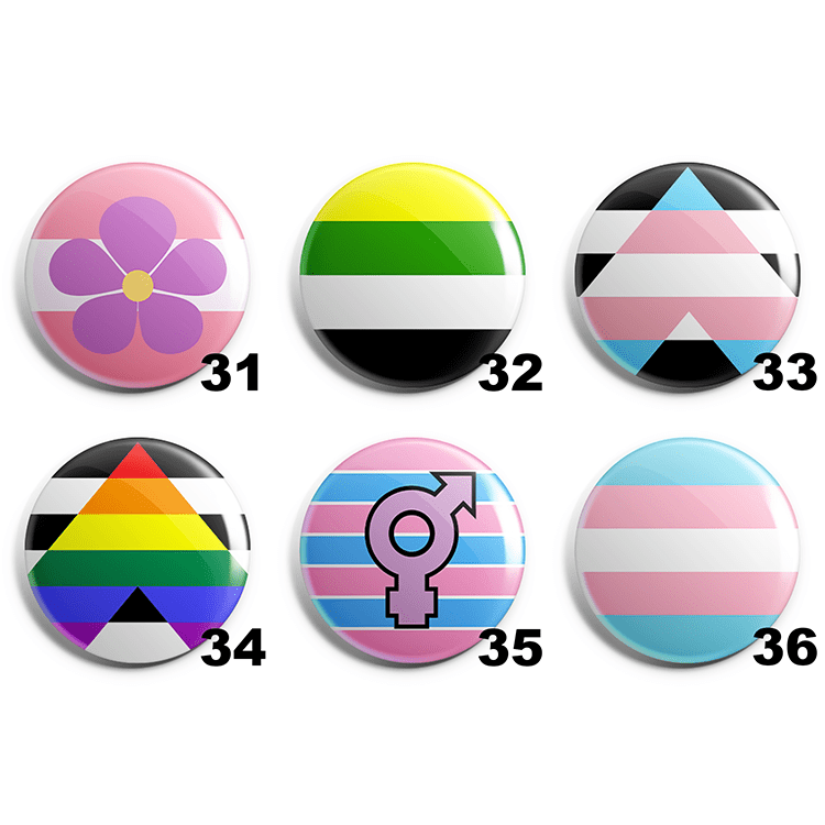 Queer Pride Flags Pin Badges image 6