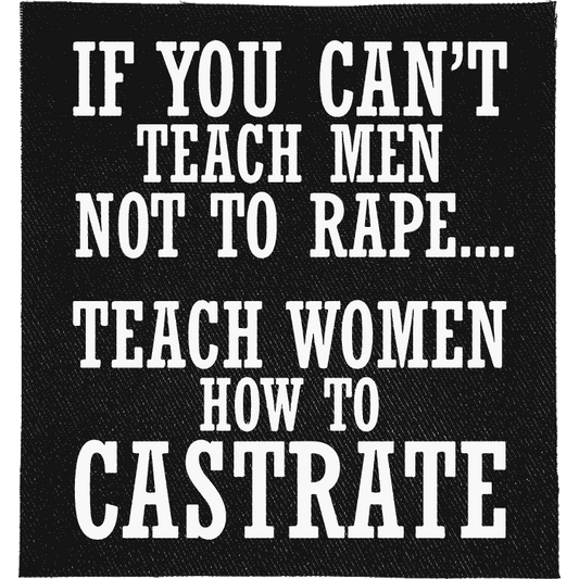 Teach Women to Castrate Patch image 0
