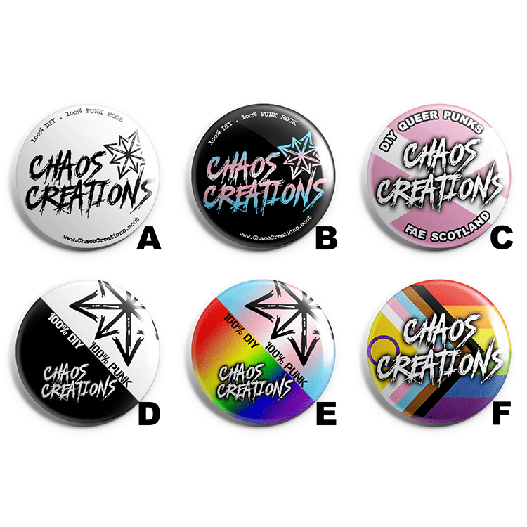 Chaos Creations Pin Badge Pack image 1