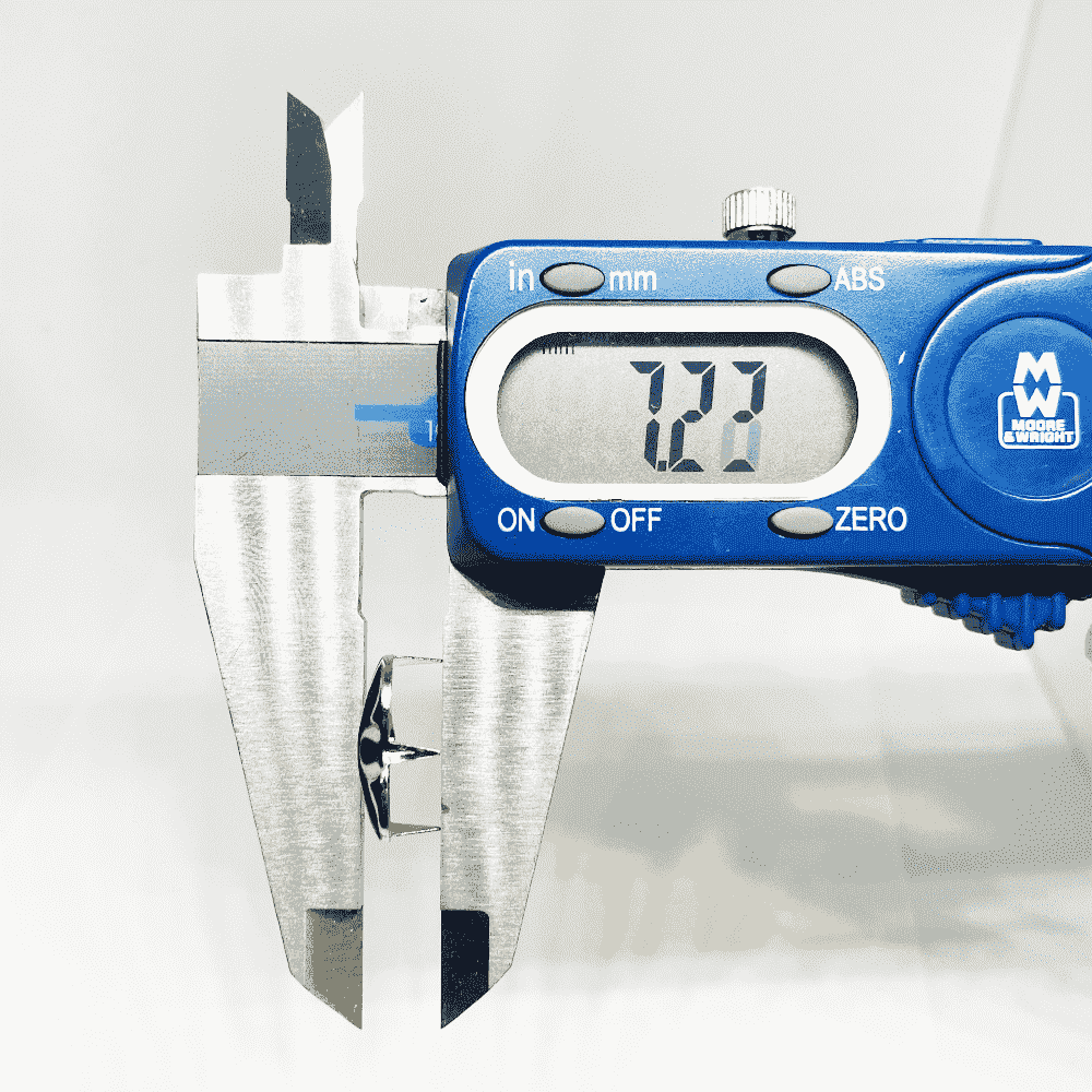 Silver Heart Studs image 3