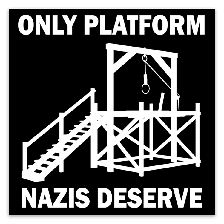 Only Platform Nazis Deserve Stickers image 0