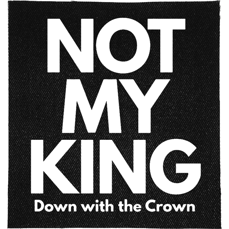 Not My King Patch image 0