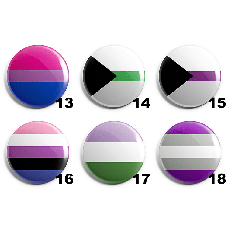 Queer Pride Flags Pin Badges image 3