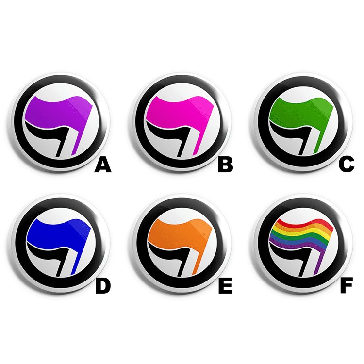 Antifa Colours Pin Badge Pack image 1