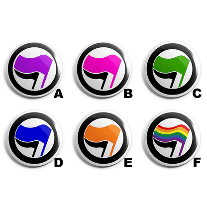 Antifa Colours Pin Badge Pack image 1