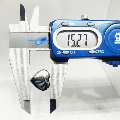 Silver Heart Studs image 2