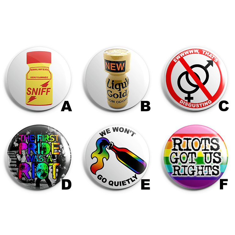 Banned Queer Pin Badge Pack image 1
