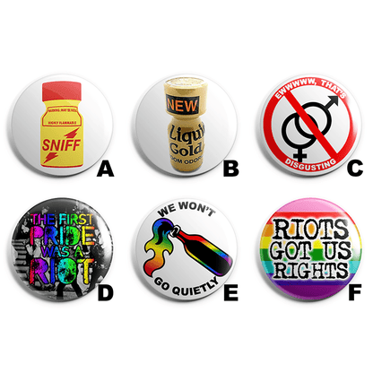 Banned Queer Pin Badge Pack image 1