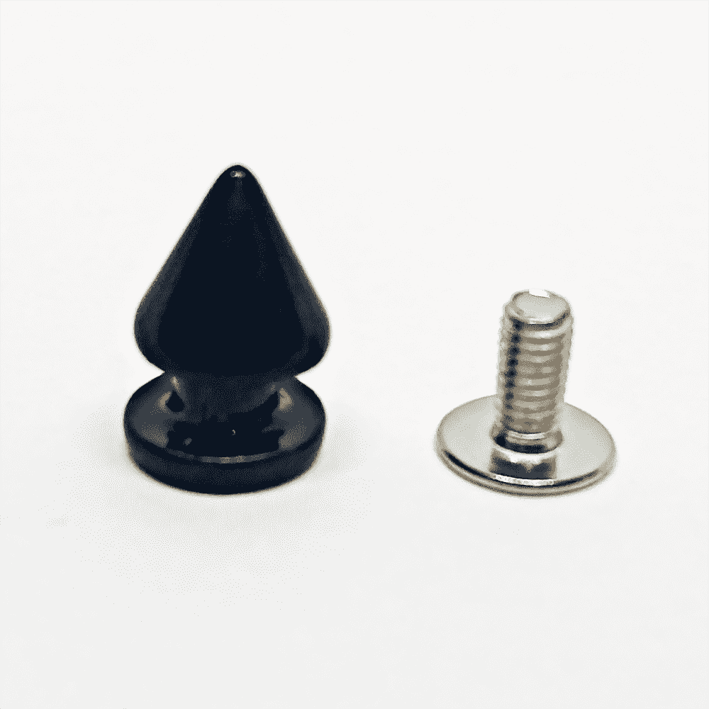 Black Screw Spike (12mm) image 0