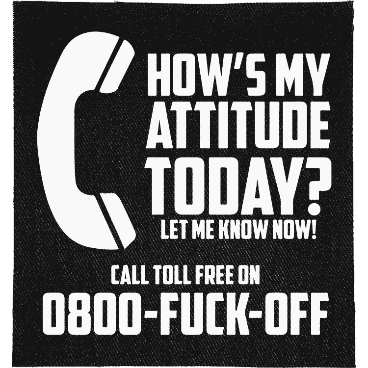 How's my Attitude? Patch image 0