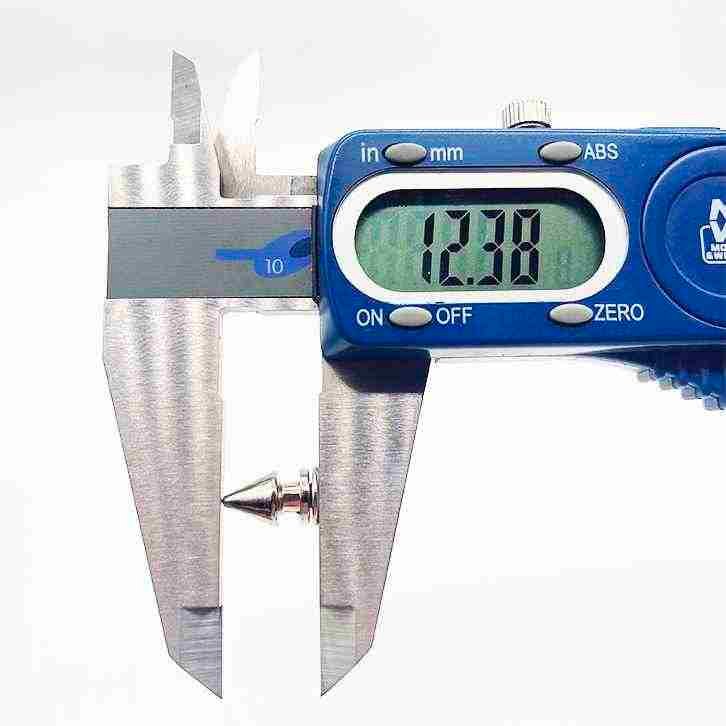 Black Screw Spike (12mm) image 2