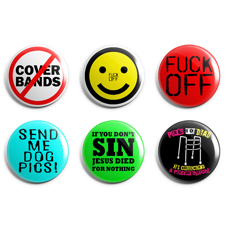 Funny Pin Badge Pack image 0