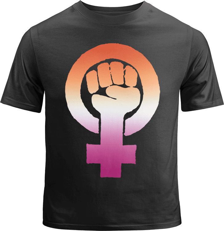 Lesbian Feminist Fist Shirt image 0