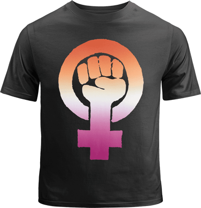 Lesbian Feminist Fist Shirt image 0
