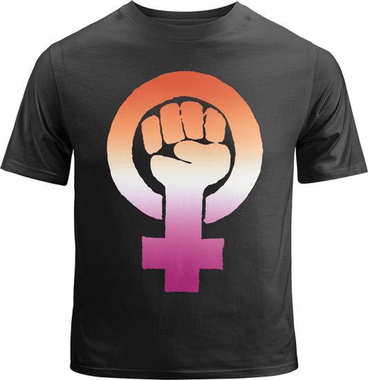 Lesbian Feminist Fist Shirt image 0