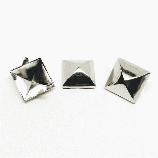 Silver Pyramid Studs image 0