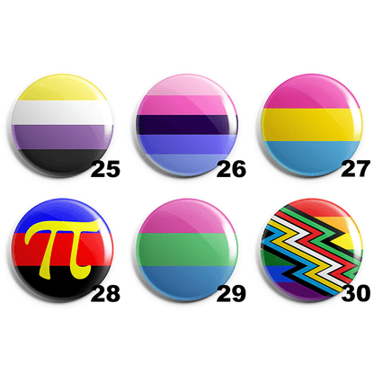 Queer Pride Flags Pin Badges image 5