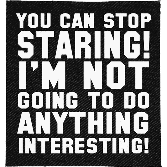 You can stop Staring Patch image 0