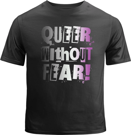 Asexual Queer Without Fear Shirt image 0