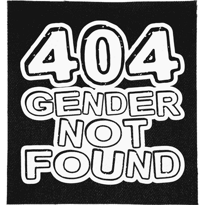 404 Gender Not Found Patch image 0