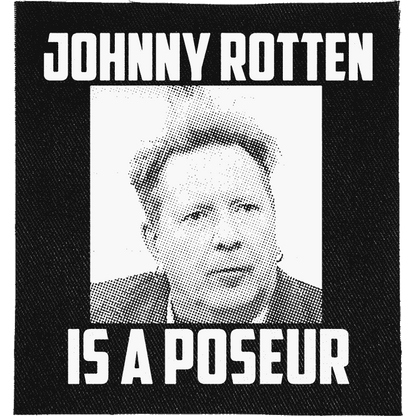 Johnny Rotten is a Poseur Patch image 0