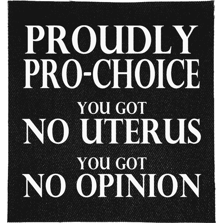 Proudly Pro Choice Patch image 0