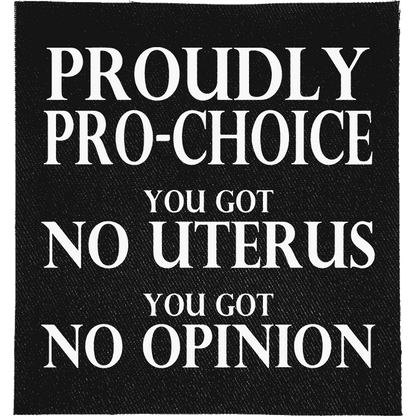 Proudly Pro Choice Patch image 0