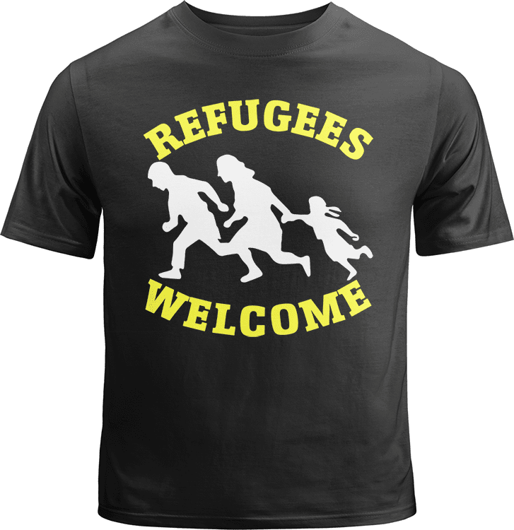 Refugees Welcome Shirt image 0