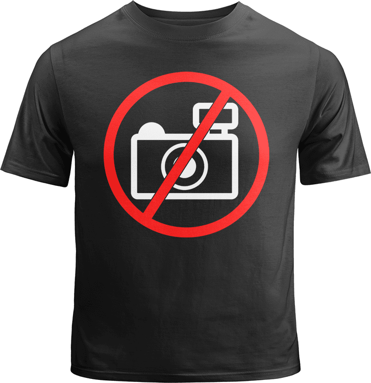 No Photos Shirt image 0