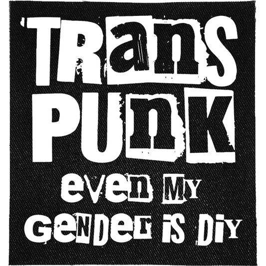 Trans Punk Gender is DIY Patch image 0