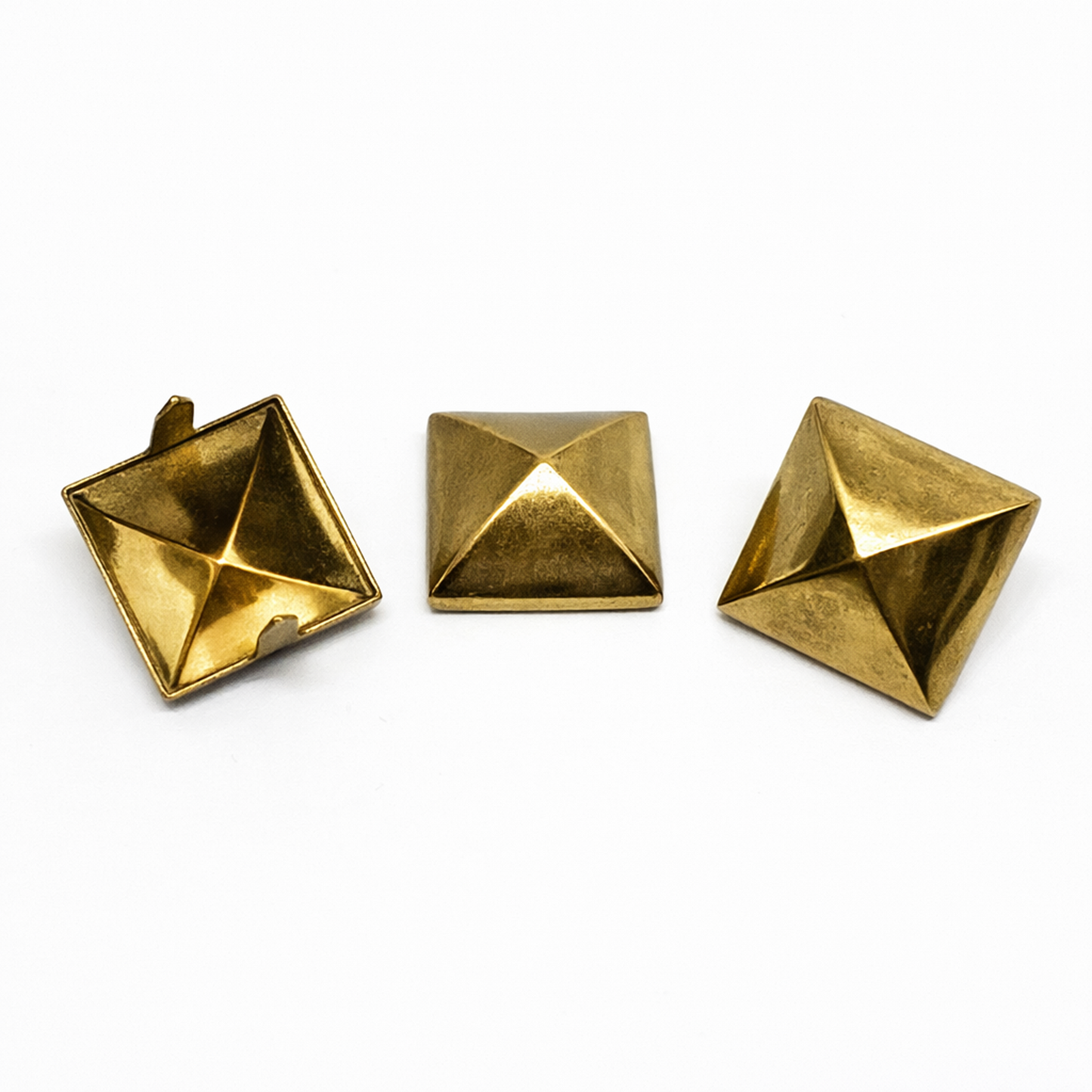 Brass Pyramid Studs