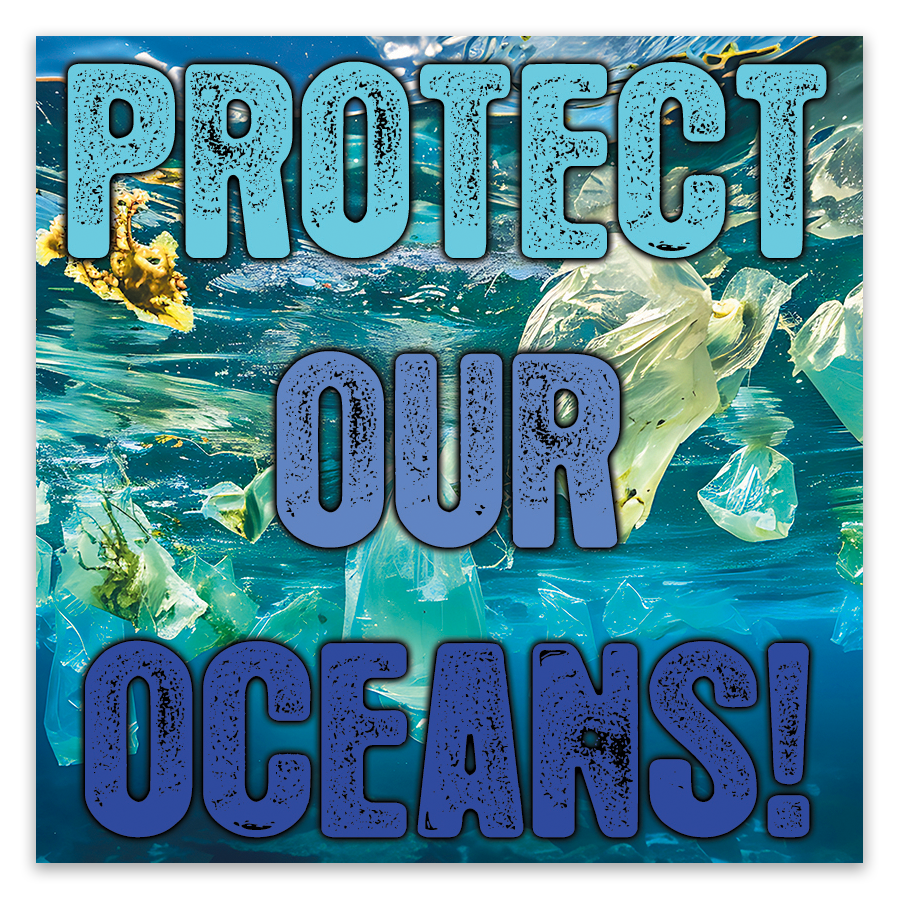 Protect Our Oceans Stickers