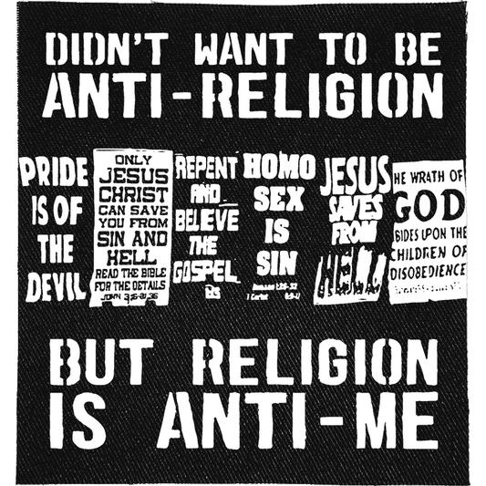 Religion is Anti-Me Patch image 0