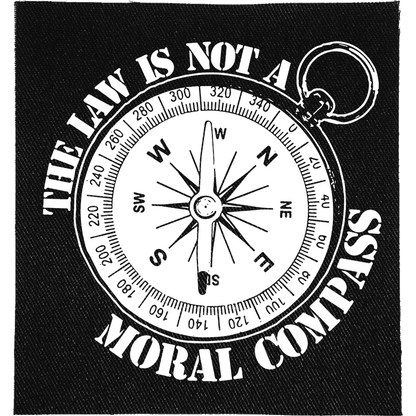 Law is not a Moral Compass Patch image 0
