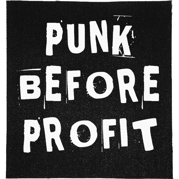 Punk Before Profit Patch image 0