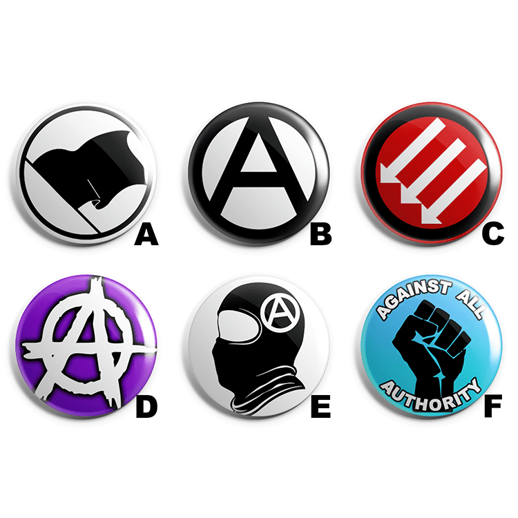 Anarchist Pin Badge Pack image 1