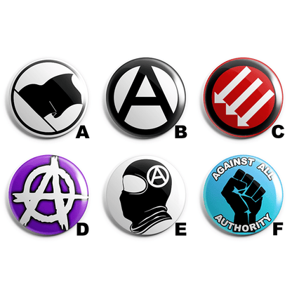 Anarchist Pin Badge Pack image 1