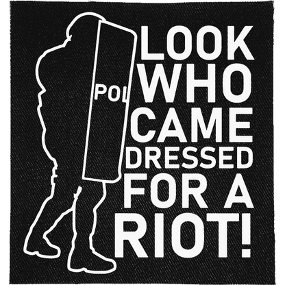 Dressed for a Riot Patch image 0