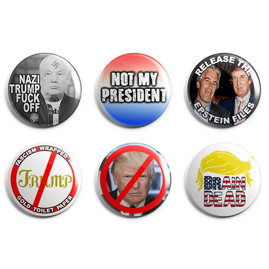Anti Trump Pin Badge Pack image 0
