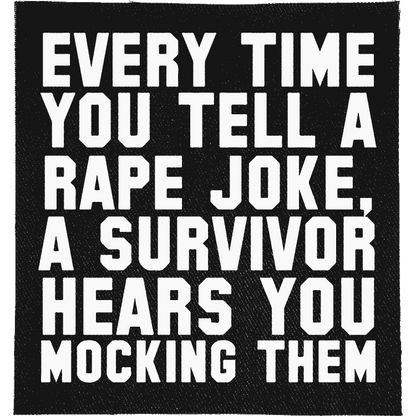 Rape Jokes Patch image 0