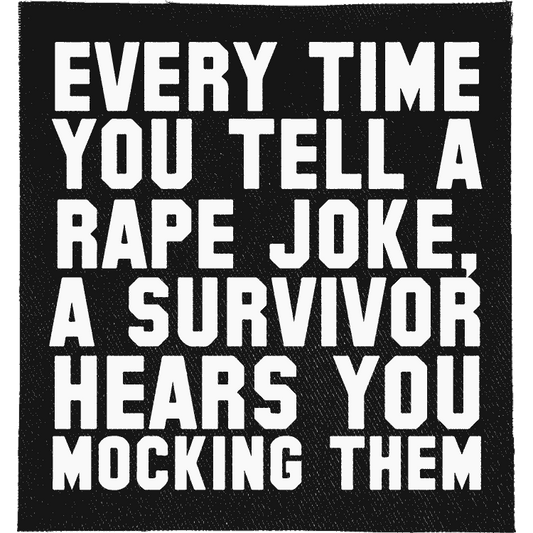 Rape Jokes Patch image 0