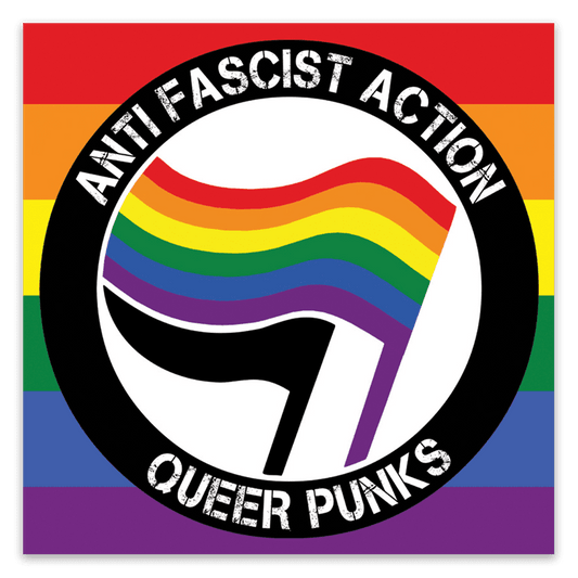 Antifa Queer Punks Stickers image 0